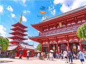 Chùa Asakusa Kannon - điểm tham quan nổi bật nhất khi du lịch đến Tokyo